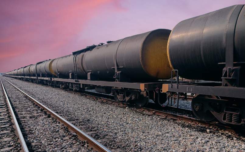 Tanker Cars with Hazardous Materials